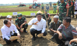 Tinjau Lahan Kering di Pati, Wamentan Sudaryono Berikan Solusi Ketersediaan Air Bagi Petani