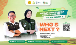 Pendaftaran Young Ambassador Agriculture 2024 dibuka, Ini Persyaratannya
