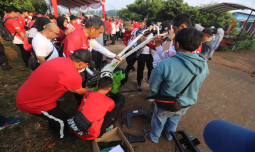 Kobarkan Semangat Kemerdekaan, Mentan Amran:  Obor Lumbung Pangan Indonesia akan Menyala ke Seluruh Dunia