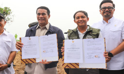 Dukung Swasembada, Mentan dan Menhut Tanam Agroforestri Pangan Serentak di 17 Provinsi