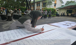 Dukung Program Presiden Prabowo, SMK-PP Kementan Gelar Komitmen Melalui Pakta Integritas