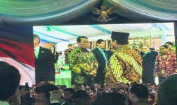 Presiden dan Mentan Amran  Bincang Santai di Sela Jamuan Makan Malam Bersama Presiden Brasil