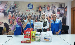 ARM HA-IPB Terima 350 Paket Komoditi Pangan dari Bulog untuk Warga Cipendawa