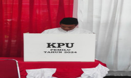 Nyoblos di TPS Senayan, Mentan Amran Berharap Program Pertanian di Era Presiden Joko Widodo Tetap Dilanjutkan