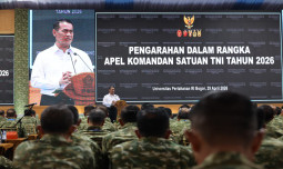 Di Hadapan Jajaran TNI, Mentan Amran Sebut Ketahanan Pangan Tercapai Berkat Sinergi dan Disiplin Prajurit