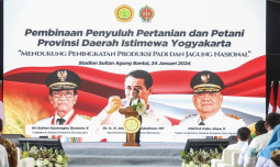Disambut Puluhan Ribu Petani dan Penyuluh DIY, Mentan Andi Amran Beri Apresiasi