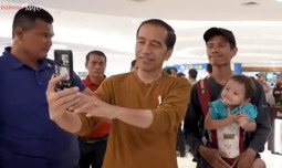 Mentan Amran Dampingi Presiden Jokowi Kunjungi Pusat Perbelanjaan di Banyumas