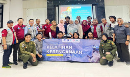 Relawan Mahasiswa IPB dan ARM HA-IPB Gelar Pelatihan Kebencanaan