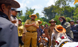 Petani Banjarnegara Panen Cempe dan Pesta Patok Bantuan UPLAND Project
