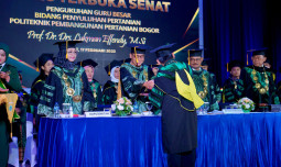 Kementan Kukuhkan Guru Besar Pertama Polbangtan