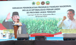 Prabowo Ucapkan Terimakasih Kepada Mentan Amran