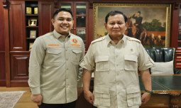 Prabowo Terima Ketum PP Pemuda Muhammadiyah, Bahas Mimpi Anak Muda Indonesia