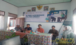 Kementan Ajak Pemerintah Desa dan Lembaga Keuangan Desa Bantu Permodalan Petani Muda Kab. Banjar