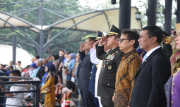 Mentan Hadiri Upacara PRASPA PK TNI, Apresiasi Keterlibatan Tenaga Pertanian dalam Pertahanan Negara