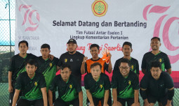 Meriahkan HUT RI ke-79: Kementan Gelar Pertandingan Futsal