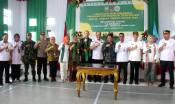 Dipenghujung 2023, BRIN dan Pemerintah Kabupaten Konawe Utara Luncurkan Desa Inovasi  Laramo